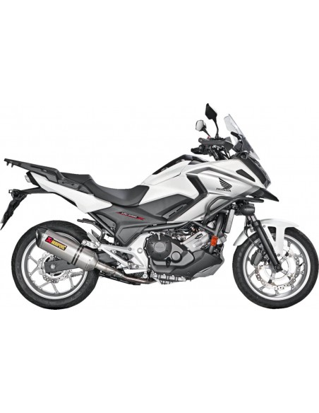 Escapamento Akrapovic Slip-On Prata Titânio S-H7SO2-HRT