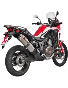Escapamento Akrapovic Slip-On Prata Titânio S-H10SO16-WT