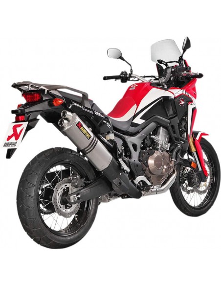 Escapamento Akrapovic Slip-On Prata Titânio S-H10SO16-WT