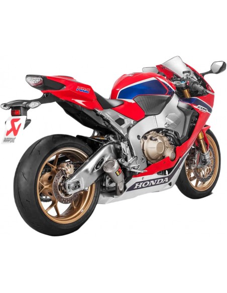 Escapamento Akrapovic Slip-On Prata Titânio S-H10SO18-CBT