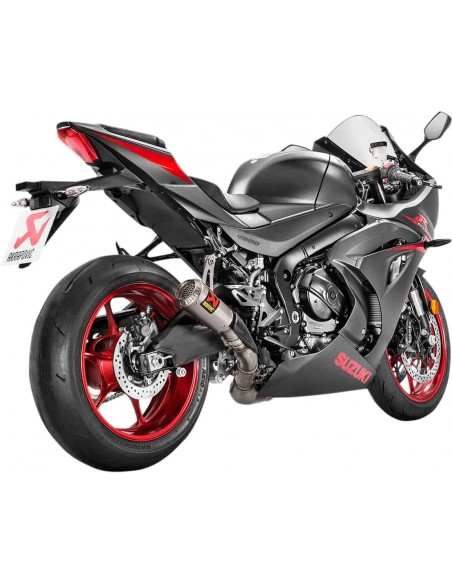 Escapamento Akrapovic Slip-On Prata Titânio S-S10SO13-CUBT