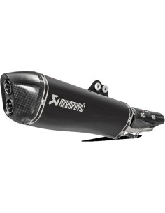 Escapamento Akrapovic Slip-On em Aço Preto S-KY5SO1-HRAASSBL