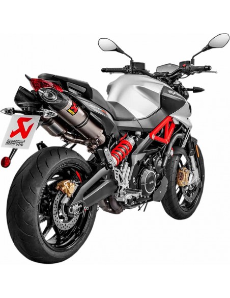Escapamento Akrapovic Slip-On Prata Titânio S-A9SO1-HDT/1