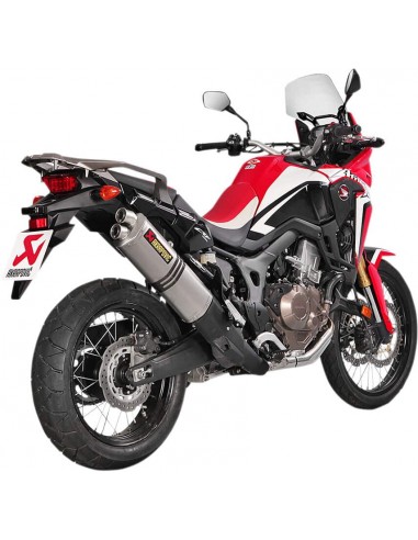 Escapamento Akrapovic Slip-On Prata Titânio...