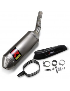 Escapamento Akrapovic Slip-On Prata Titânio S-Y7SO2-HFTT