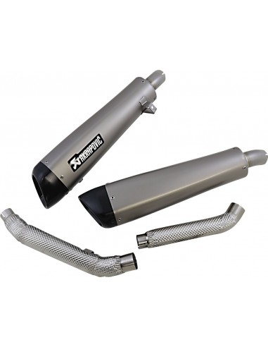 Escapamento Akrapovic Slip-On Prata Titânio...