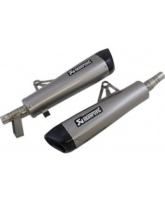 Escapamento Akrapovic Slip-On Prata Titânio S-T12SO4-HCQT