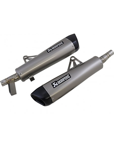 Escapamento Akrapovic Slip-On Prata Titânio S-T12SO4-HCQT