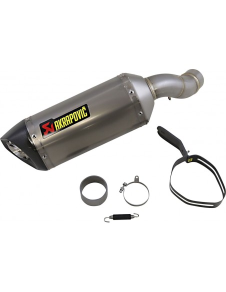 Escapamento Akrapovic Slip-On Prata Titânio S-K9SO6-HZT