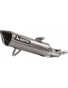Escapamento Akrapovic Slip-On em Aço Prata S-Y3SO2-HRSS
