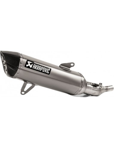 Escapamento Akrapovic Slip-On em Aço Prata...