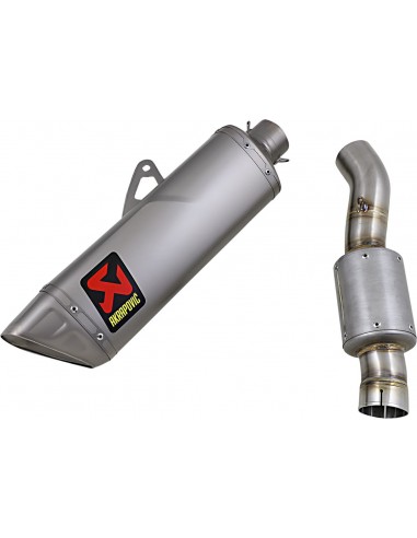 Escapamento Akrapovic Slip-On Prata Titânio...