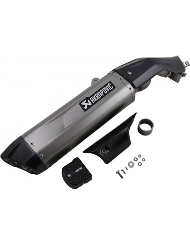 Escapamento Akrapovic Slip-On Prata Titânio...