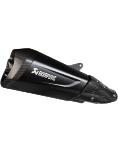 Escapamento Akrapovic Slip-On em aço preto S-VE3SO10-HZDFBL