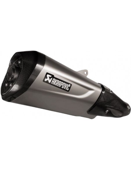Escapamento Akrapovic Slip-On em Aço Prata S-VE3SO11-ZDFSS