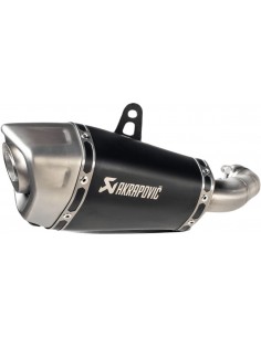 Escapamento Akrapovic Slip-On Preto Titânio S-H125SO4-ASZTBL