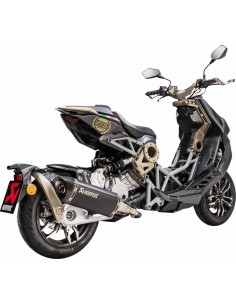 Escapamento Akrapovic Slip-On Preto Titânio S-IT125SO1-HRTBL