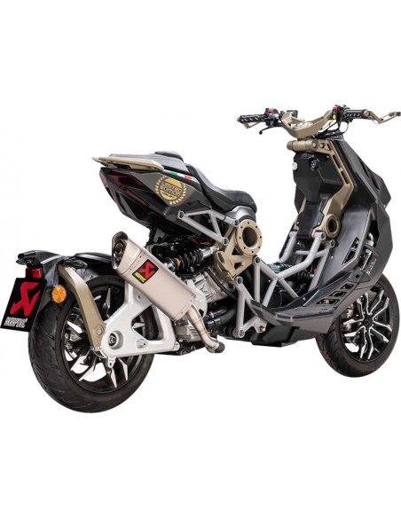 Escape Akrapovic Slip-On Titanio Plata S-IT125SO2-APT