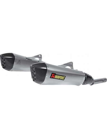 Escapamento Akrapovic Slip-On Prata Titânio S-B16SO4-HZAAT