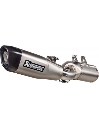 Escapamento Akrapovic Slip-On Prata Titânio...