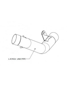 Tubo Conector Akrapovic L-B10R1