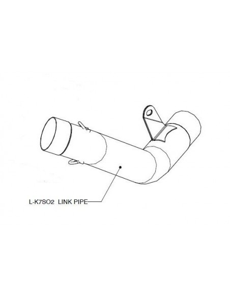 Tubo Conector Akrapovic L-B10R1