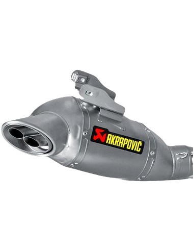 Substituição de escape akrapovic m-haf00301t