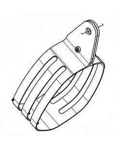 Abrazadera Akrapovic P-MCTW9