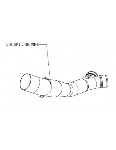 Tubo de Conexión Akrapovic L-K7SO2