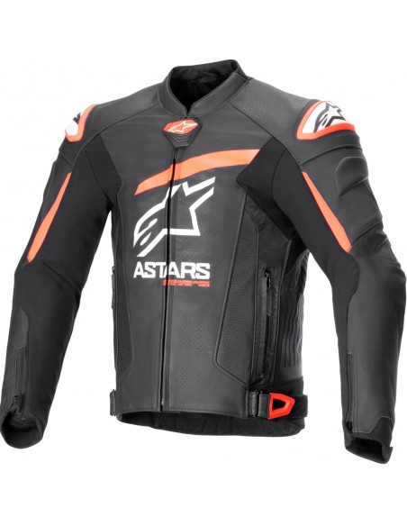 Chaqueta Alpinestars GP PLUS R V4 Airflow Negro-rojo fluor-blanco 1