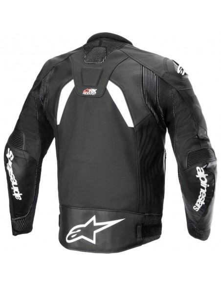 Chaqueta Alpinestars GP PLUS R V4 Rideknit Negro y blanco 2
