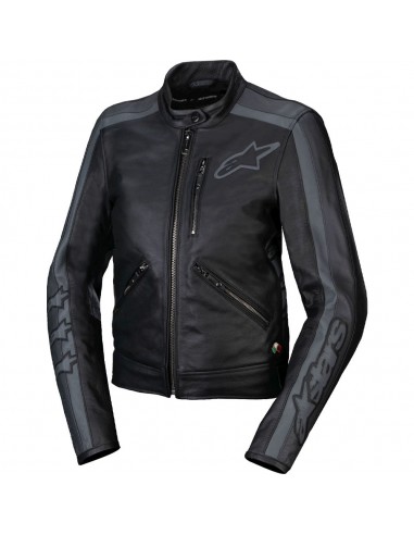Chaqueta Alpinestars Stella Dyno Negro-gris claro-gris oscuro 1
