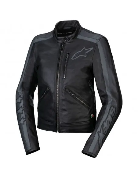 Chaqueta Alpinestars Stella Dyno Negro-gris claro-gris oscuro 1