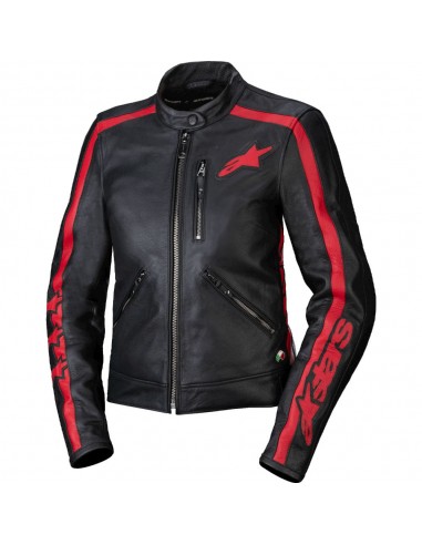 Chaqueta Alpinestars Stella Dyno Negro y rojo 1