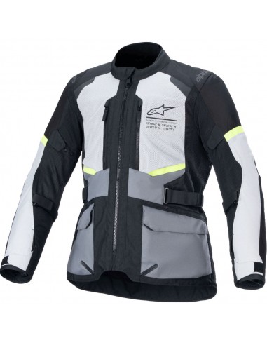 Chaqueta Alpinestars Andes Air Drystar Gris claro-gris oscuro-negro 1