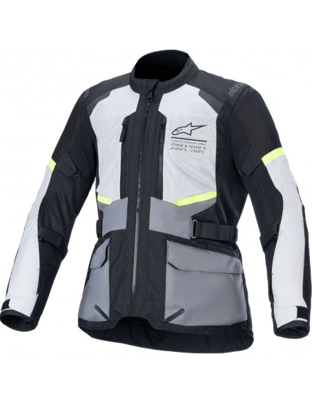 Chaqueta Alpinestars Andes Air Drystar Gris claro-gris oscuro-negro 1