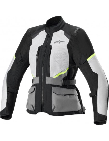 Chaqueta Alpinestars Stella Andes Air Drystar Gris claro-gris oscuro-negro 1