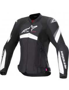 Chaqueta Alpinestars Stella T-GP Plus R V4 Negro y blanco 1
