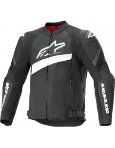 Chaqueta Alpinestars T-GP Plus R V4 Airflow Negro y blanco 1
