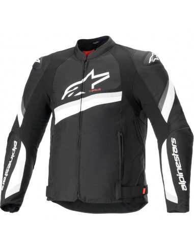Chaqueta Alpinestars T-GP Plus R V4 Negro y rojo fluor 1