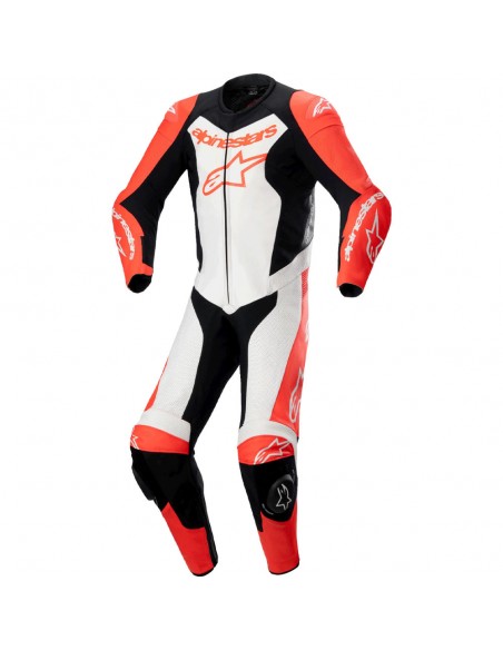 Mono Alpinestars GP Force Lurv 1 PC Rojo fluor-blanco-negro 1