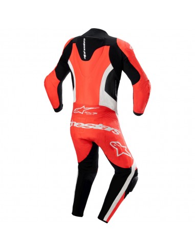 Mono Alpinestars GP Force Lurv 1 PC Rojo fluor-blanco-negro 2