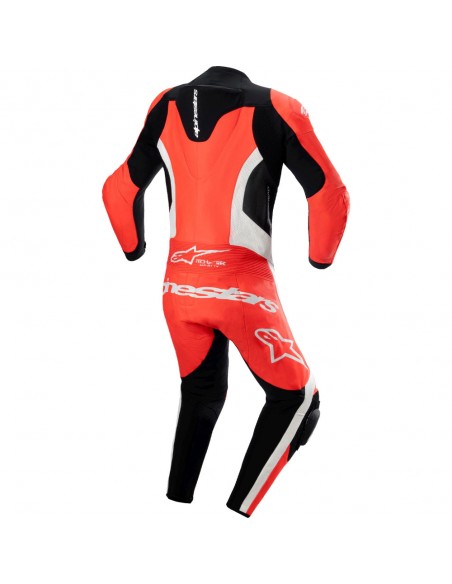 Mono Alpinestars GP Force Lurv 1 PC Rojo fluor-blanco-negro 2