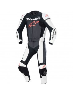 Mono Alpinestars GP Force Lurv 2 PC Negro-blanco-rojo fluor 1