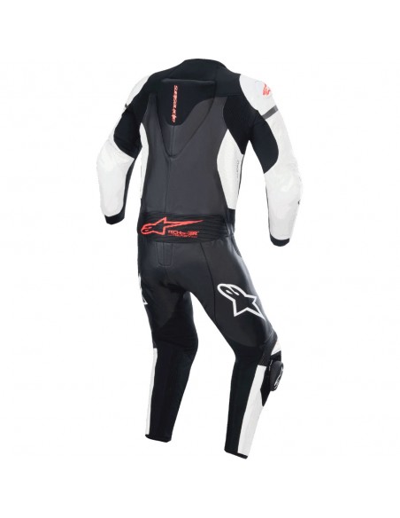 Mono Alpinestars GP Force Lurv 2 PC Negro-blanco-rojo fluor 2