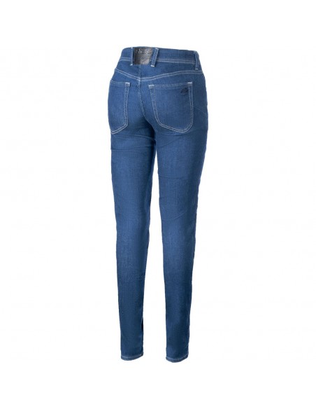 Pantalón Vaquero Alpinestars Daisy V3 Riding Denim Azul Lavado 2
