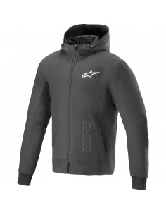 Chaqueta Alpinestars Radium Tech Negro y blanco front