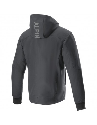 Chaqueta Alpinestars Radium Tech Negro y blanco back