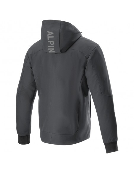 Chaqueta Alpinestars Radium Tech Negro y blanco back