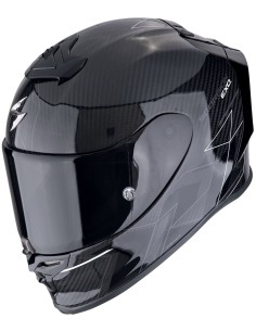 Casco Scorpion Exo-R1 Evo Carbon Air Cynergy | Negro y blanco